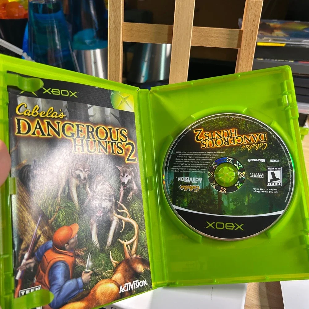 Cabelas Dangerous Hunts 2 Microsoft Xbox Original 2005 Activision CIB Hunting